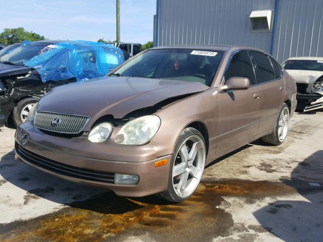 JT8BD68S2X0054995 - 1999 LEXUS GS 300 BROWN photo 2