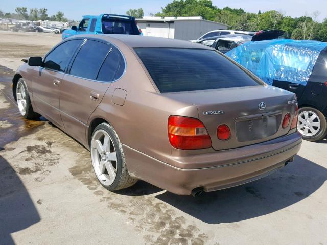 JT8BD68S2X0054995 - 1999 LEXUS GS 300 BROWN photo 3