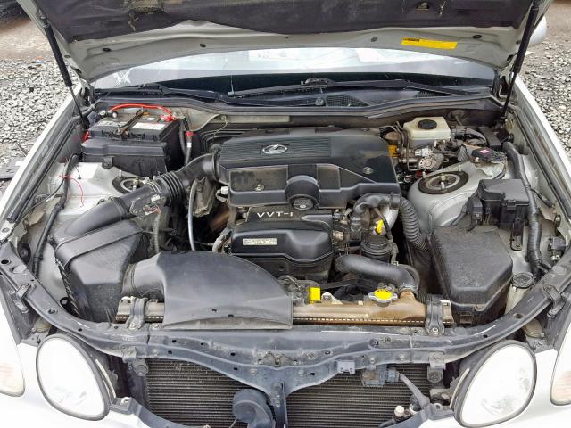 JT8BD68S3Y0093810 - 2000 LEXUS GS 300 SILVER photo 7