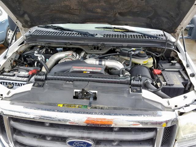 1FTSW30P54EA51010 - 2004 FORD F350 SRW S WHITE photo 7