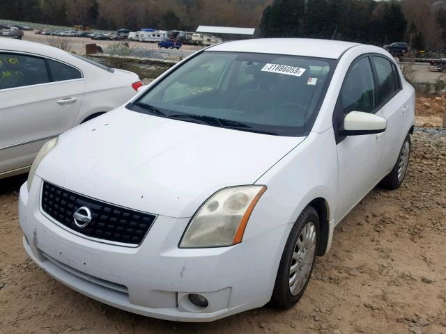 3N1AB61E38L696544 - 2008 NISSAN SENTRA 2.0 WHITE photo 2