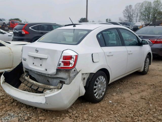 3N1AB61E38L696544 - 2008 NISSAN SENTRA 2.0 WHITE photo 4