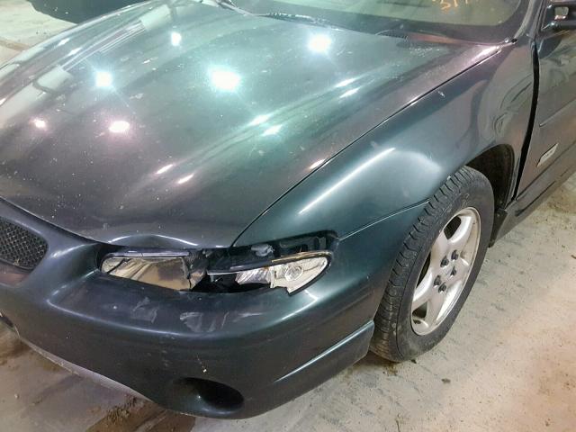 1G2WP1216WF293978 - 1998 PONTIAC GRAND PRIX GREEN photo 9