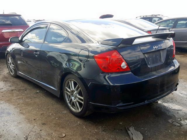 JTKDE177760112047 - 2006 TOYOTA SCION TC შავი ფოტო 3