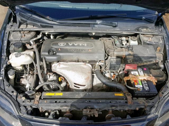 JTKDE177760112047 - 2006 TOYOTA SCION TC შავი ფოტო 7