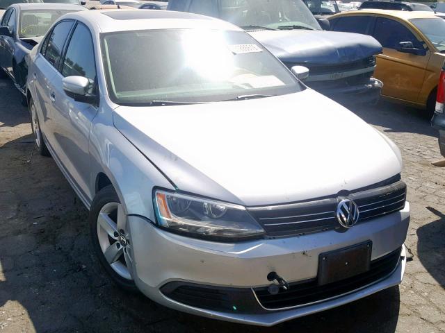 3VWLL7AJ2DM360472 - 2013 VOLKSWAGEN JETTA TDI SILVER photo 1