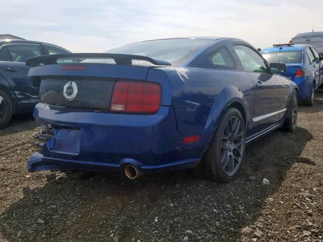 1ZVHT82HX65142490 - 2006 FORD MUSTANG GT BLUE photo 4