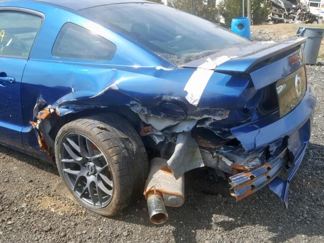 1ZVHT82HX65142490 - 2006 FORD MUSTANG GT BLUE photo 9