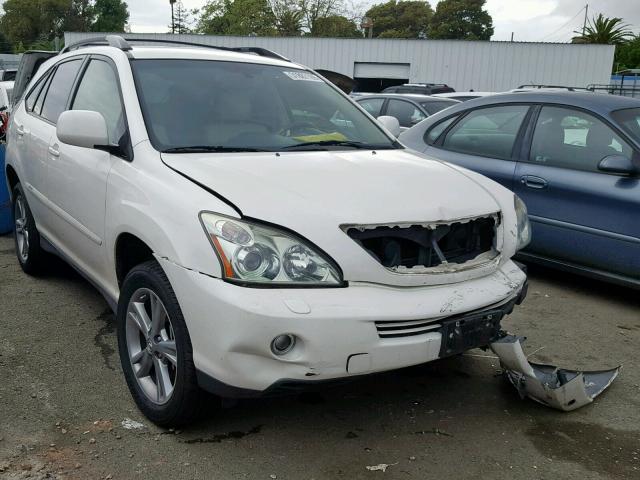 JTJHW31U872035725 - 2007 LEXUS RX 400H WHITE photo 1