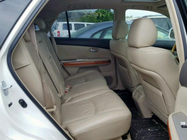 JTJHW31U872035725 - 2007 LEXUS RX 400H WHITE photo 6