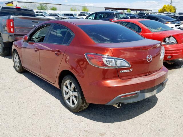 JM1BL1VG3B1461900 - 2011 MAZDA 3 I RED photo 3