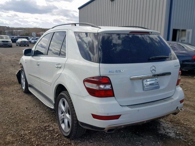 4JGBB25E39A511983 - 2009 MERCEDES-BENZ ML WHITE photo 3