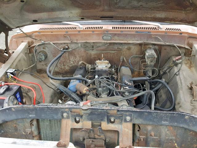 F10ARR40419 - 1973 FORD F100 BROWN photo 7