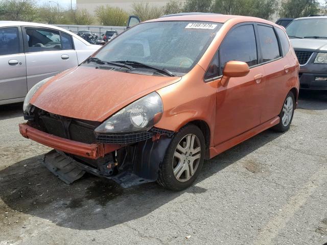 JHMGD386X7S034313 - 2007 HONDA FIT S TWO TONE photo 2
