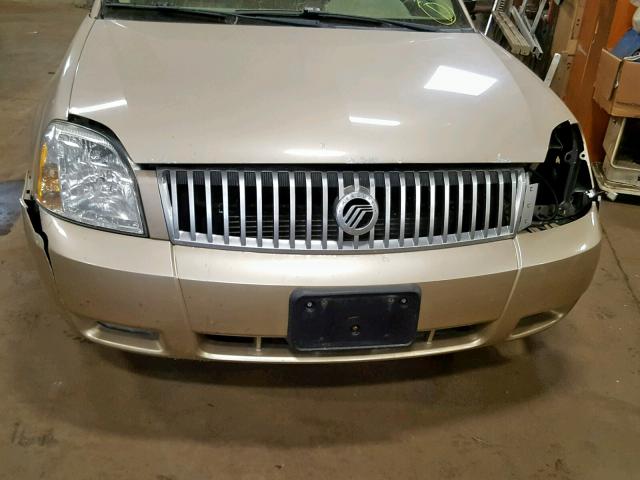 1MEFM401X6G613871 - 2006 MERCURY MONTEGO LU TAN photo 9