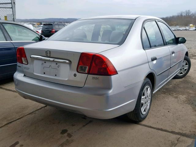 2HGES15153H623008 - 2003 HONDA CIVIC DX SILVER photo 4