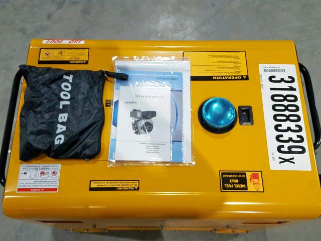 D180300376 - 2018 SUMM GENERATOR YELLOW photo 9