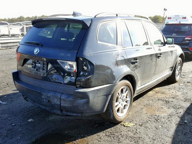 WBXPA73425WC52443 - 2005 BMW X3 2.5I BLACK photo 4