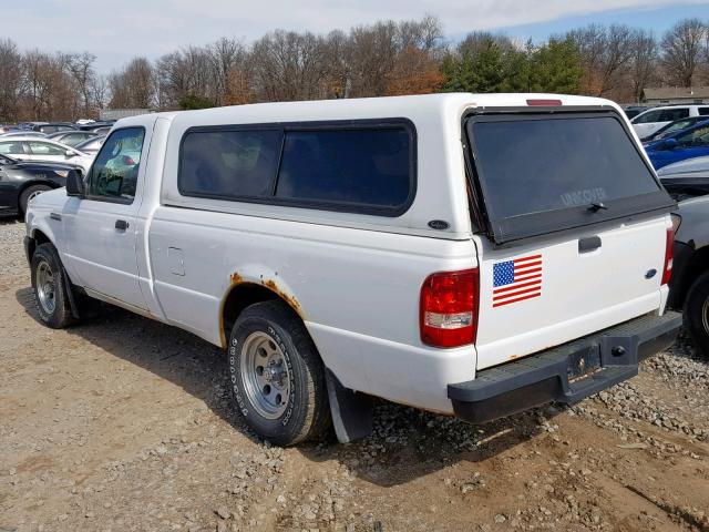 1FTYR10D06PA47417 - 2006 FORD RANGER WHITE photo 3