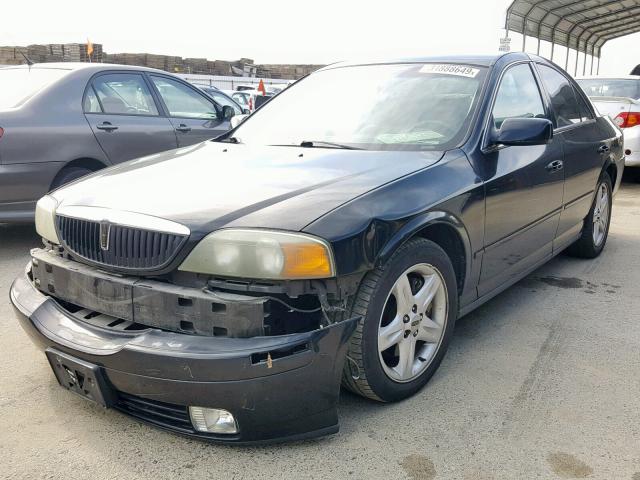 1LNHM87AX2Y634792 - 2002 LINCOLN LS BLACK photo 2