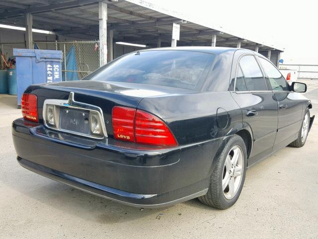 1LNHM87AX2Y634792 - 2002 LINCOLN LS BLACK photo 4