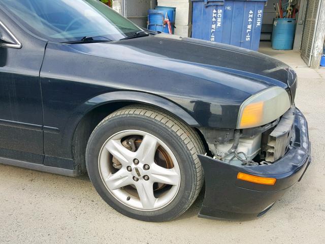 1LNHM87AX2Y634792 - 2002 LINCOLN LS BLACK photo 9