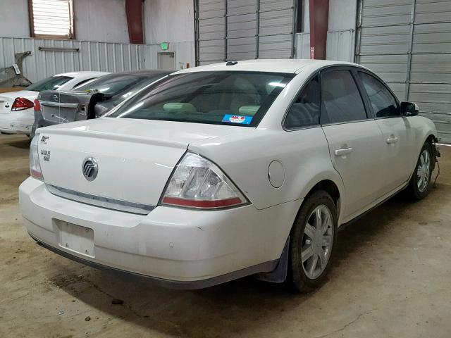 1MEHM42W49G615654 - 2009 MERCURY SABLE PREM WHITE photo 4