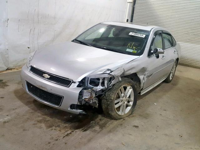 2G1WC5E39D1186657 - 2013 CHEVROLET IMPALA LTZ SILVER photo 2