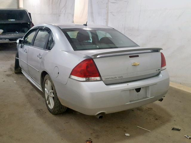 2G1WC5E39D1186657 - 2013 CHEVROLET IMPALA LTZ SILVER photo 3