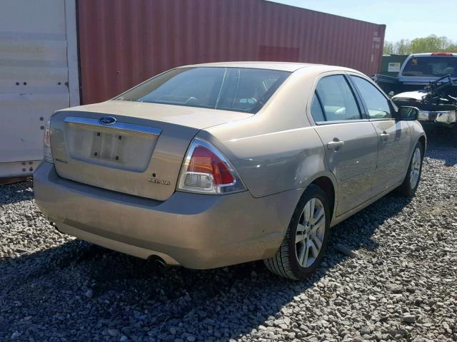 3FAHP08136R208139 - 2006 FORD FUSION SEL BEIGE photo 4