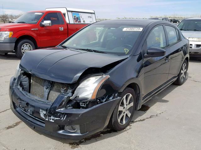 3N1AB6APXCL759956 - 2012 NISSAN SENTRA 2.0 BLACK photo 2