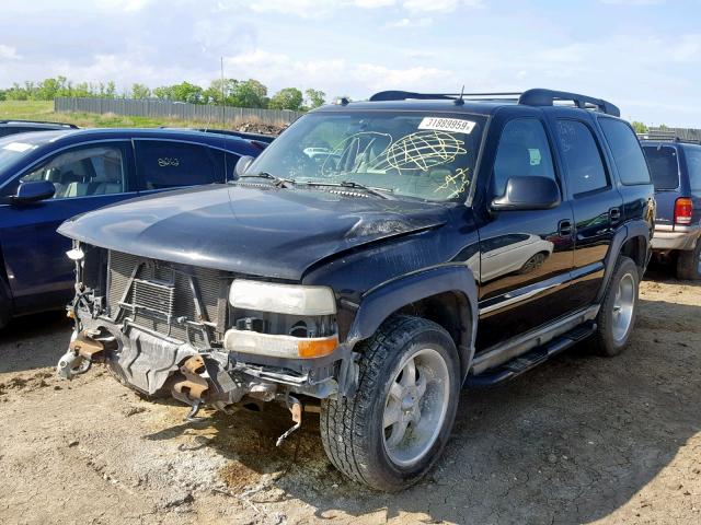 1GNEK13Z44R206270 - 2004 CHEVROLET TAHOE K150 BLACK photo 2