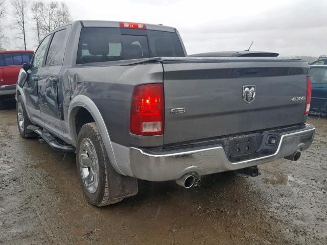 1C6RD7NT0CS190907 - 2012 DODGE RAM 1500 L GRAY photo 3