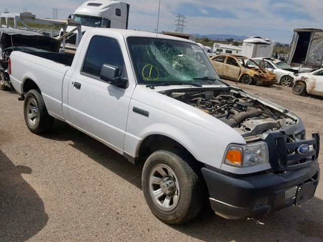 1FTYR10DX7PA90020 - 2007 FORD RANGER WHITE photo 1