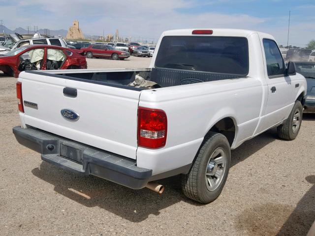 1FTYR10DX7PA90020 - 2007 FORD RANGER WHITE photo 4