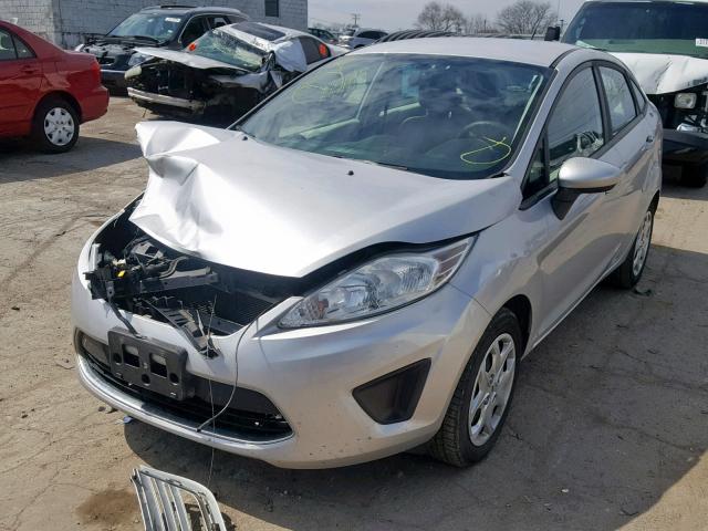 3FADP4AJ7BM221290 - 2011 FORD FIESTA S SILVER photo 2