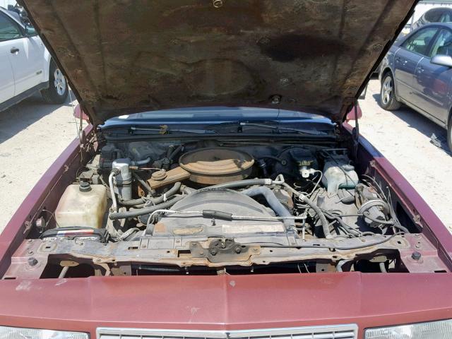 1G1GZ37Z5GR141591 - 1986 CHEVROLET MONTE CARL BURGUNDY photo 7