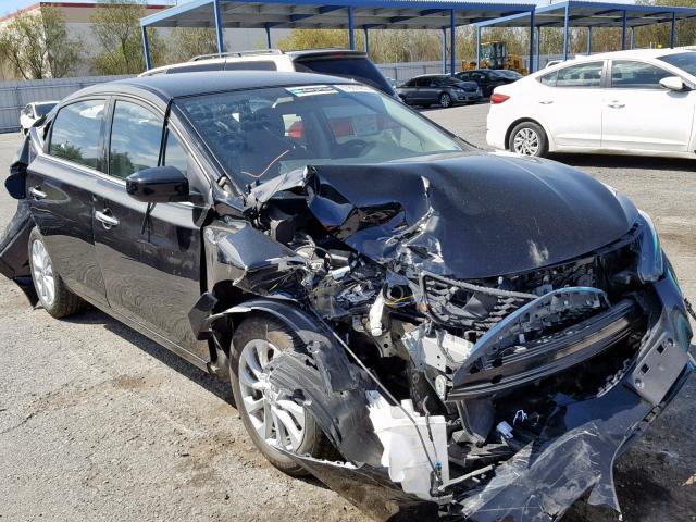 3N1AB7APXJL662100 - 2018 NISSAN SENTRA S BLACK photo 1