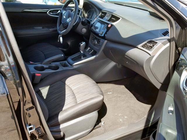 3N1AB7APXJL662100 - 2018 NISSAN SENTRA S BLACK photo 5