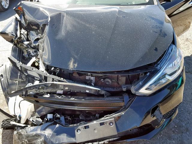 3N1AB7APXJL662100 - 2018 NISSAN SENTRA S BLACK photo 7