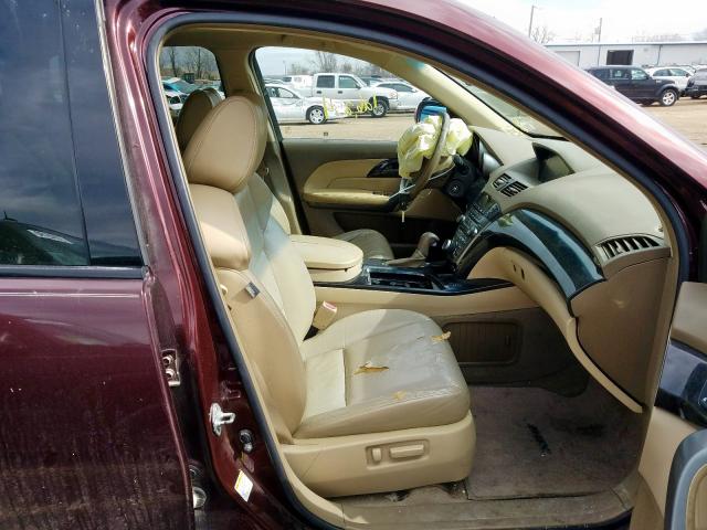 2HNYD284X8H513736 - 2008 ACURA MDX TECHNOLOGY  photo 5