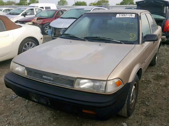 JT2AE92E9K0131734 - 1989 TOYOTA COROLLA DL GOLD photo 2