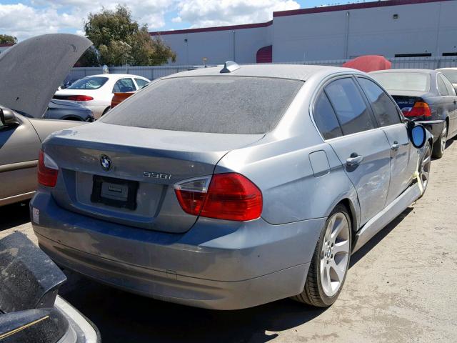 WBAVB33526KS31338 - 2006 BMW 330 I BLUE photo 4