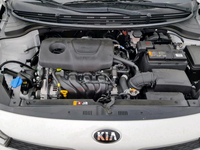 3KPA24AB3JE120292 - 2018 KIA RIO LX WHITE photo 7