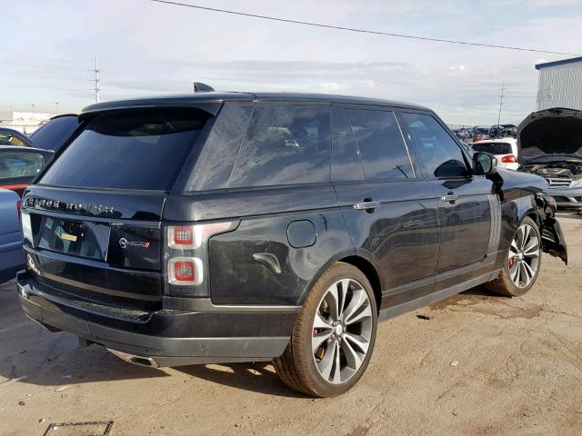 SALGW2SE9JA514130 - 2018 LAND ROVER RANGE ROVE BLACK photo 4