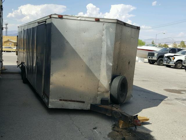 53NBE2428F1032252 - 2015 CARGO TRAILER SILVER photo 1