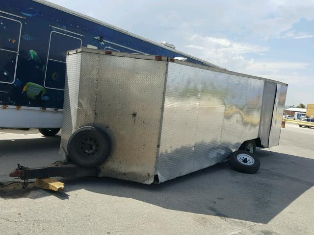 53NBE2428F1032252 - 2015 CARGO TRAILER SILVER photo 2