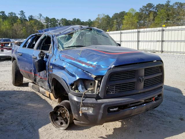 3D7TT2CT0BG507619 - 2011 DODGE RAM 2500 BLUE photo 1