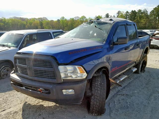 3D7TT2CT0BG507619 - 2011 DODGE RAM 2500 BLUE photo 2