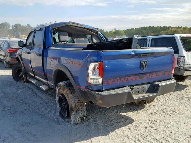 3D7TT2CT0BG507619 - 2011 DODGE RAM 2500 BLUE photo 3